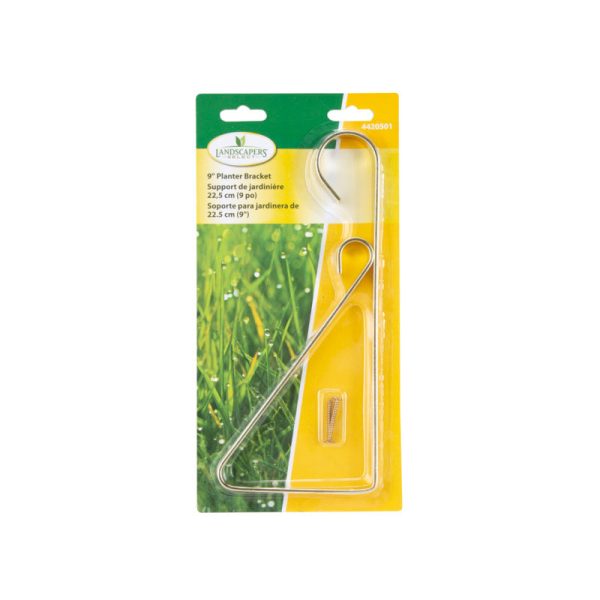 Landscapers Select GB0343L Hanging Plant Bracket, Brass, 9-5 8 in Online now - Image 3