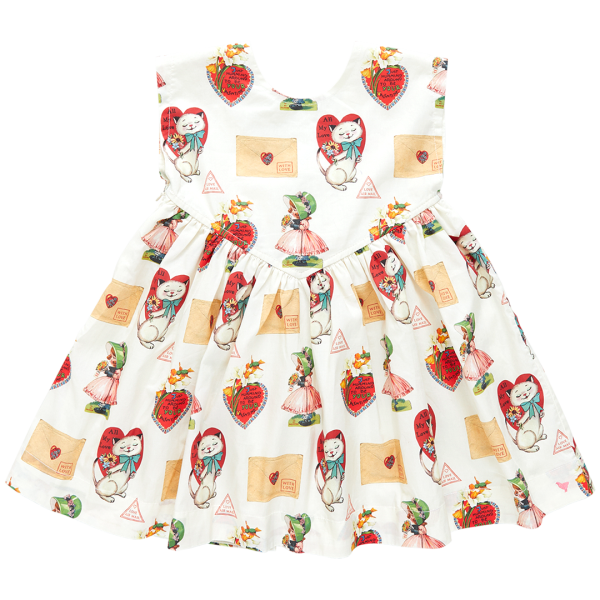 Girls Gracie Dress - Vintage Valentines Online