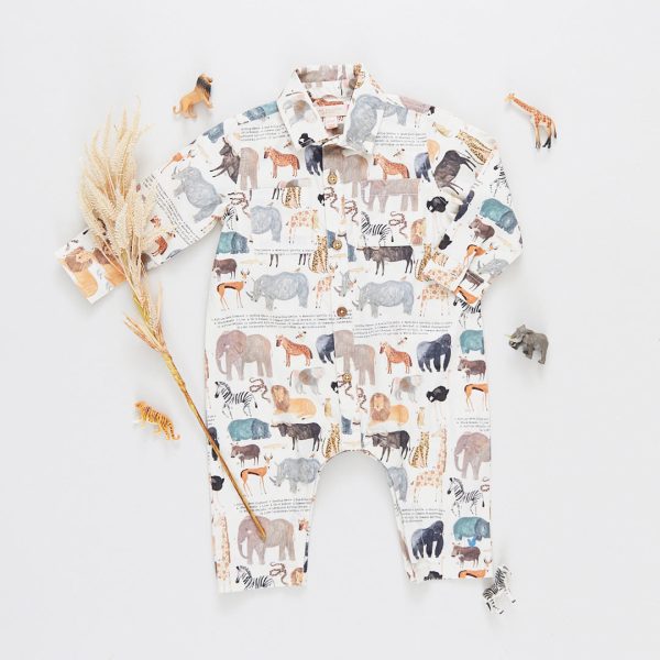 Baby Boys Easton Jumper - Animals of Africa For Sale - Image 2