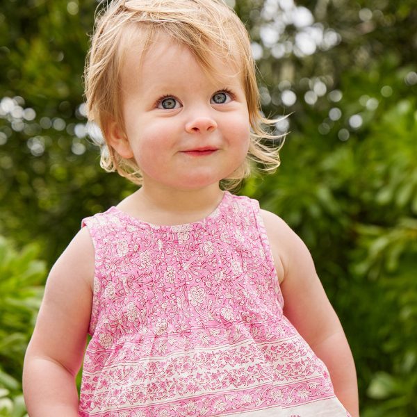 Baby Girls Jaipur Set - Pink Garden Cheap - Image 5